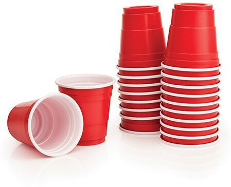 True Lil Reds Mini Solo Cups