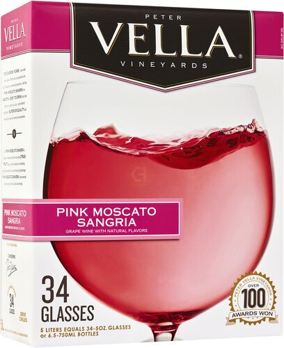 Peter Vella Pink Moscato Sangria